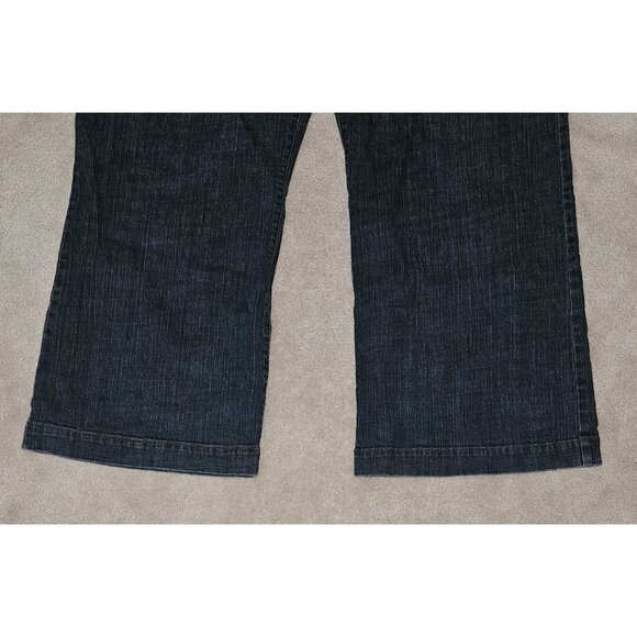 Venezia Blue Jeans Trouser Dark Wash Plus Size 8 Approx 42" Waist 30" Inseam - Picture 3 of 11